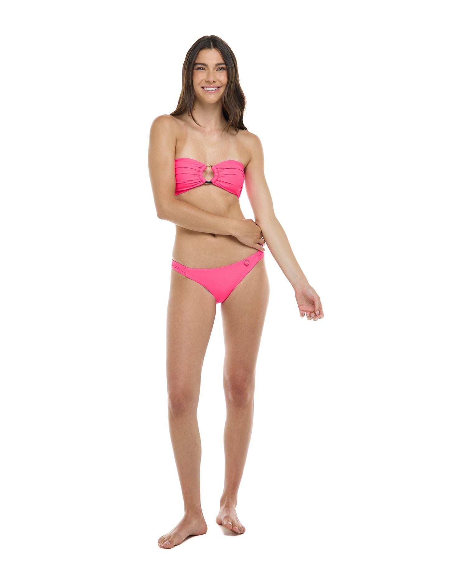 Women Body Glove Smoothies Irene Bandeau Top- Bubble Gum