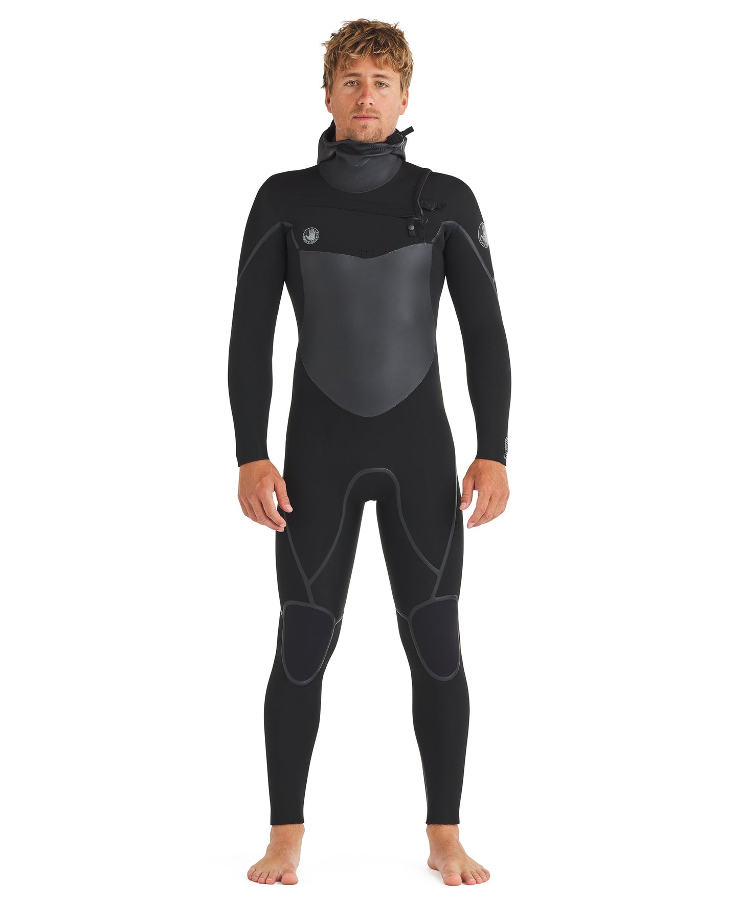 Wetsuits Body Glove Phoenix 5.5/4.5mm Men's Chest-Zip Hooded Black Fullsuit