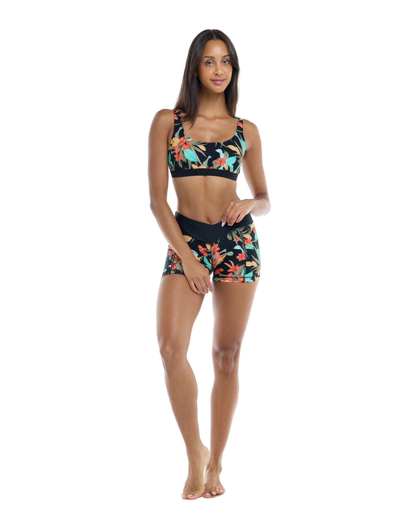 Women Body Glove Hamoa Star Cross-Over Sports Bra