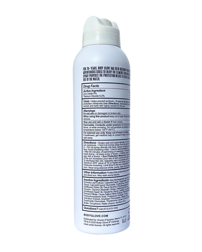 Men Body Glove SPF 30 Mineral Sunscreen Spray
