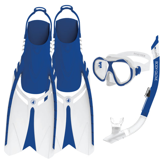 Men|Accessories Body Glove Enlighten II Mask / Snorkel / Fins Complete Set