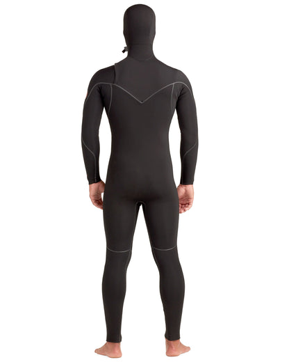 Wetsuits|Men Body Glove Red Cell 5/4/3mm Men's Chest-Zip Hooded Black Fullsuit