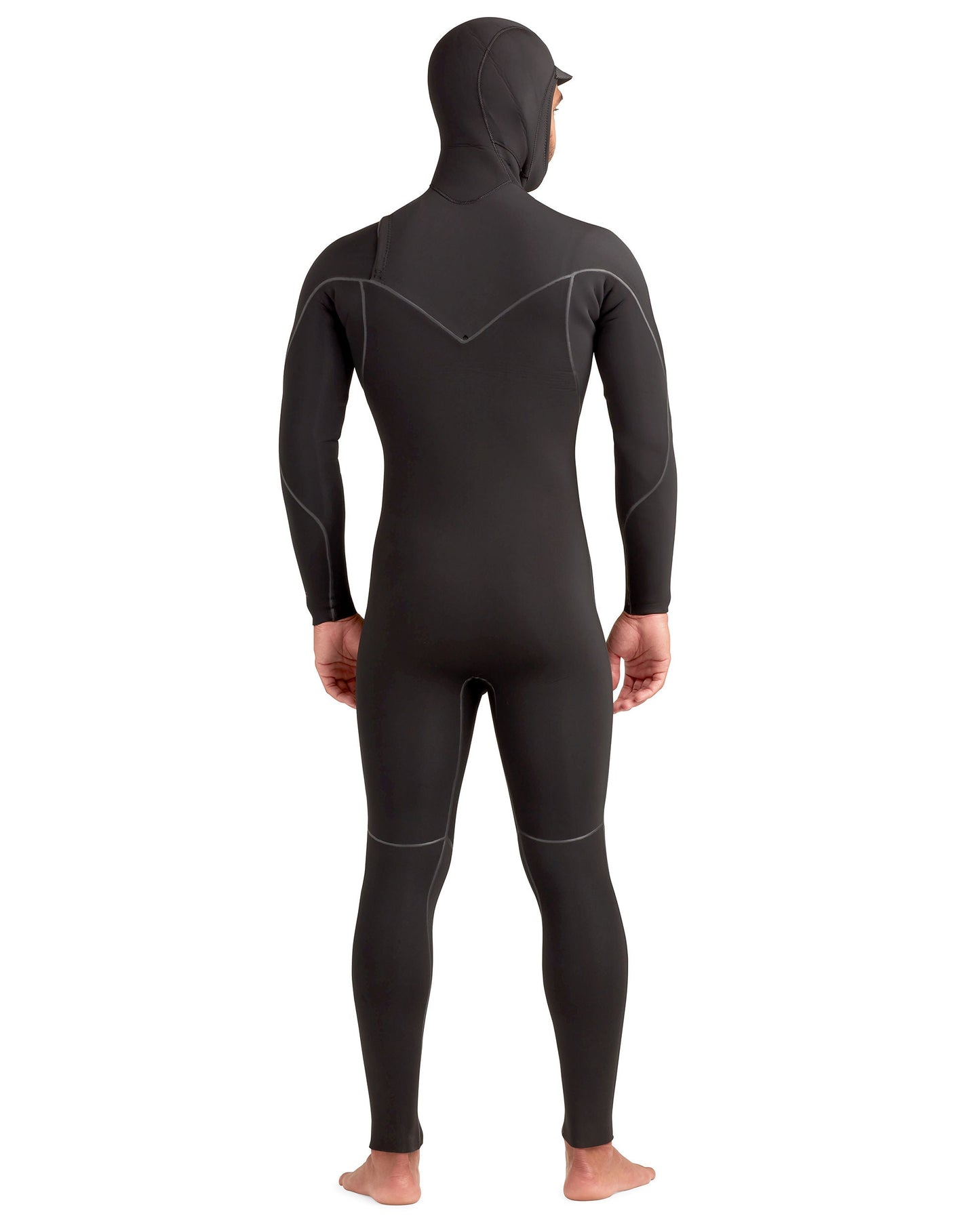 Wetsuits|Men Body Glove Red Cell 5/4/3mm Men's Chest-Zip Hooded Black Fullsuit