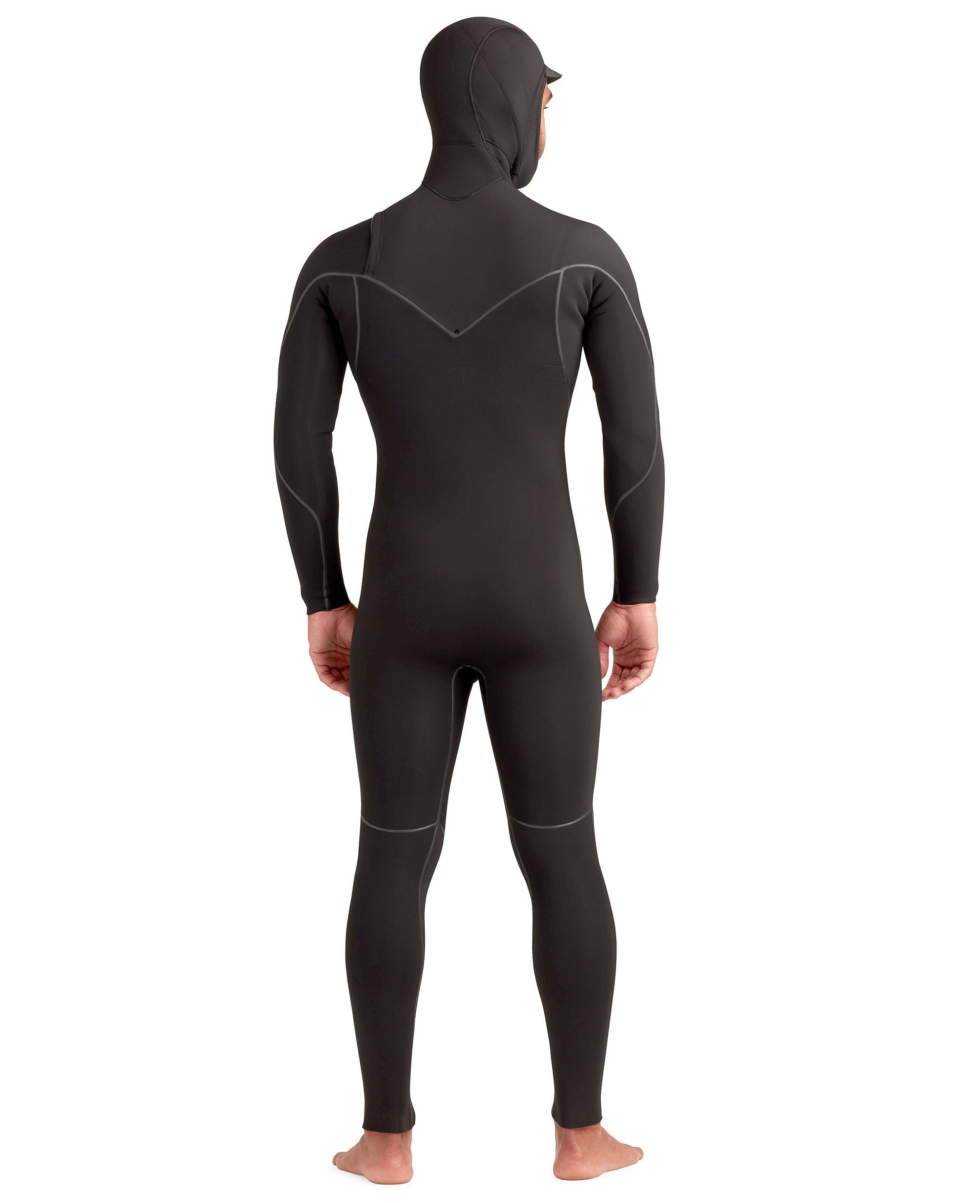 Wetsuits|Men Body Glove Red Cell 5/4/3mm Men's Chest-Zip Hooded Black Fullsuit