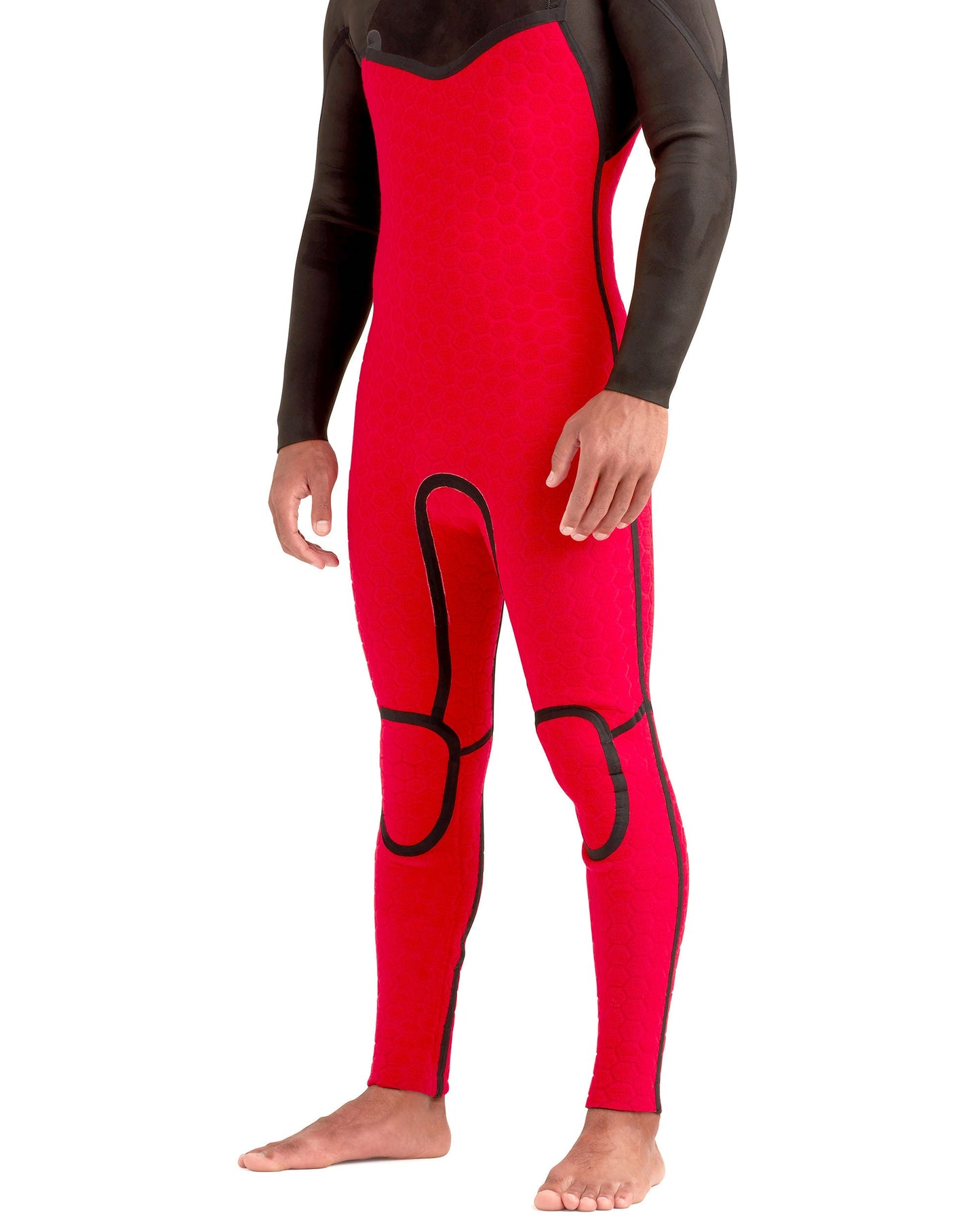 Wetsuits|Men Body Glove Red Cell 5/4/3mm Men's Chest-Zip Hooded Black Fullsuit