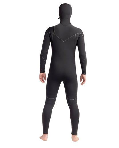 Wetsuits|Men Body Glove Red Cell 5/4/3mm Men's Chest-Zip Hooded Black Fullsuit