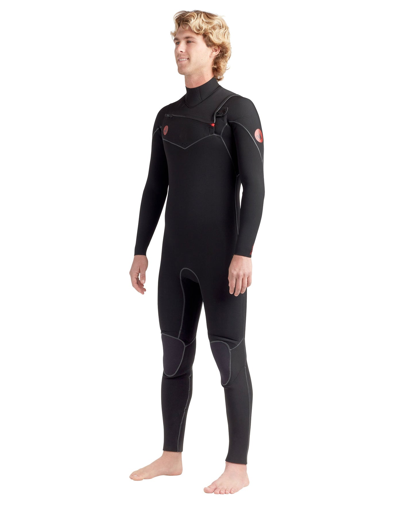 Wetsuits|Men Body Glove Red Cell Black 3/2mm Men's Chest-Zip Fullsuit