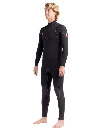 Wetsuits|Men Body Glove Red Cell Black 3/2mm Men's Chest-Zip Fullsuit