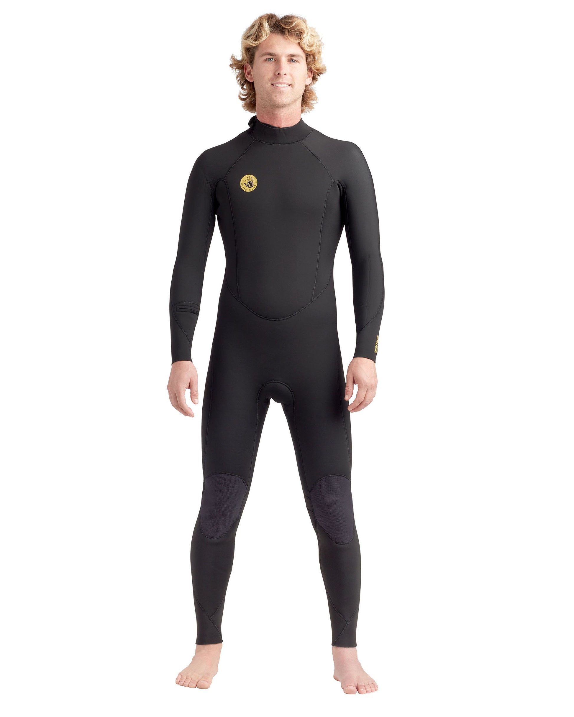 Wetsuits|Men Body Glove Heritage 4/3mm Back-Zip Men's Fullsuit in Black