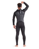 Phoenix 4/3mm Men's Back-Zip Black Fullsuit