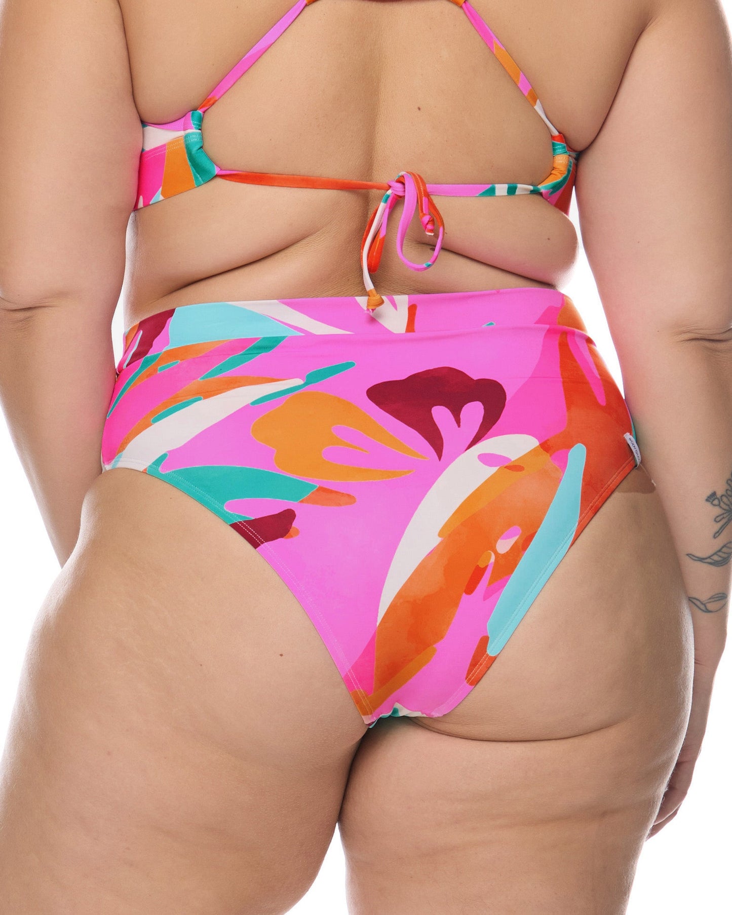 Women Body Glove Hype Marlee Plus Size High-Waist Bikini Bottom