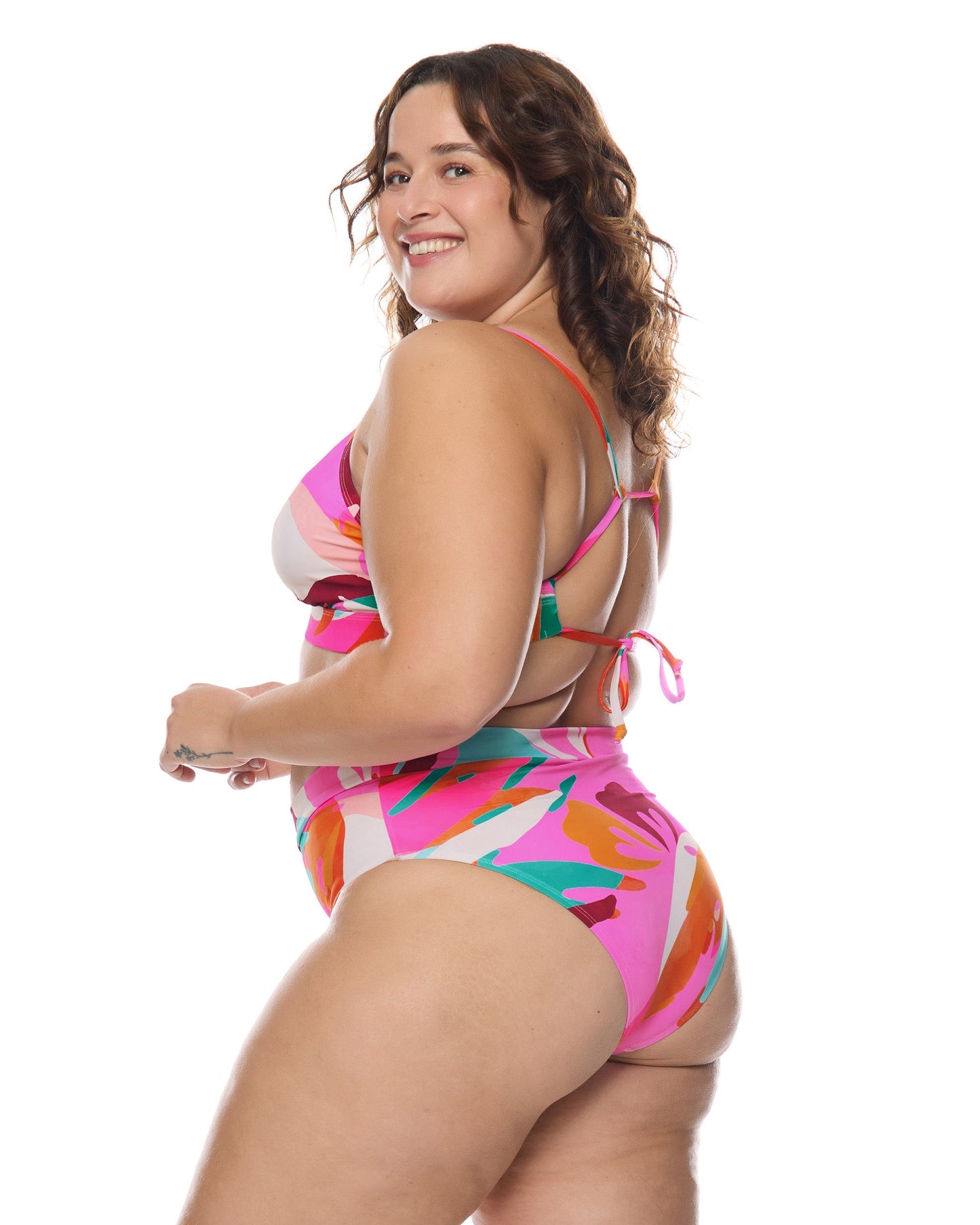 Women Body Glove Hype Marlee Plus Size High-Waist Bikini Bottom