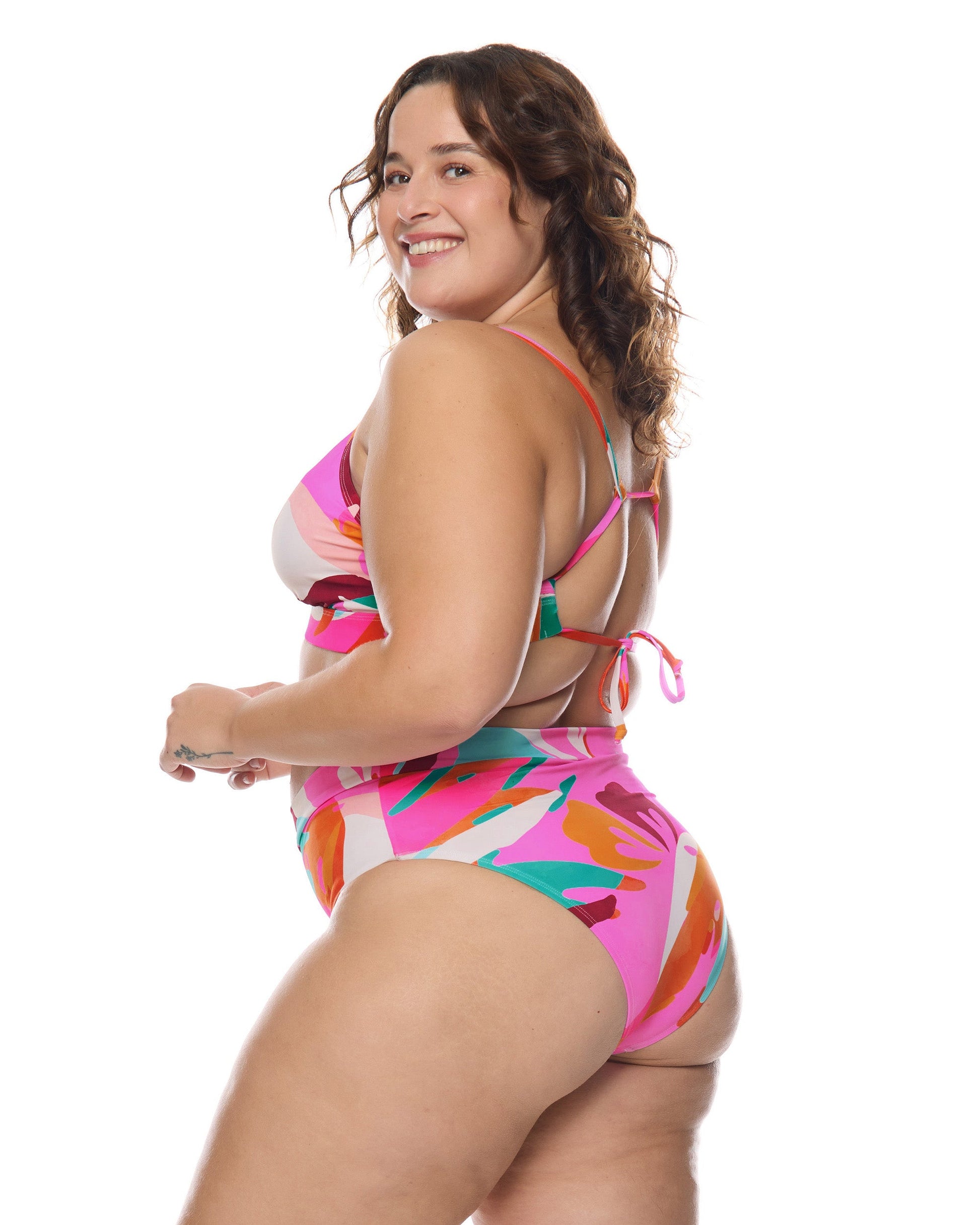 Women Body Glove Hype Marlee Plus Size High-Waist Bikini Bottom