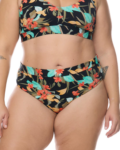 Women Body Glove Hamoa Marlee Plus Size High-Waist Bikini Bottom