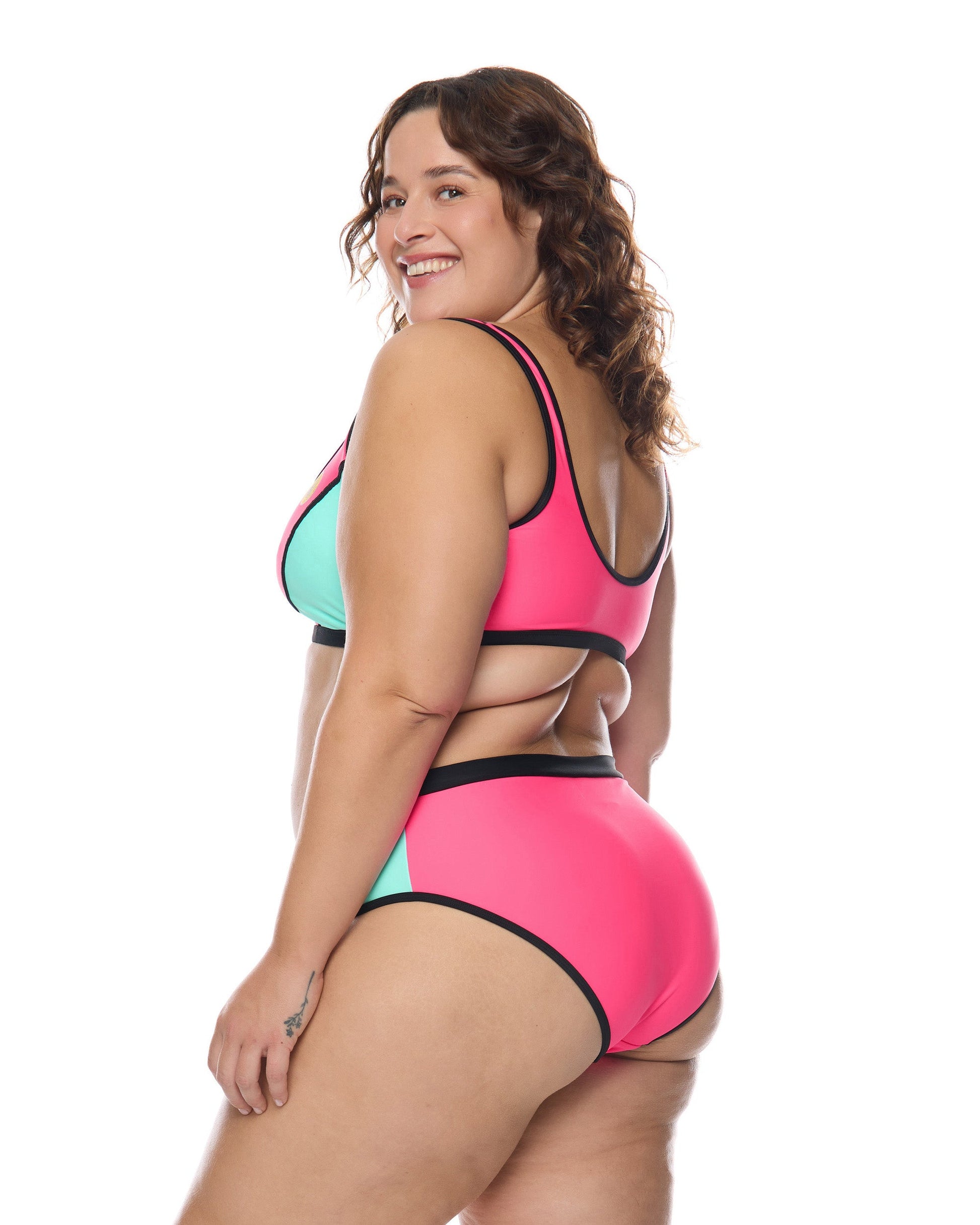 Women Body Glove Groove High Tide Plus Size Swim Bottom