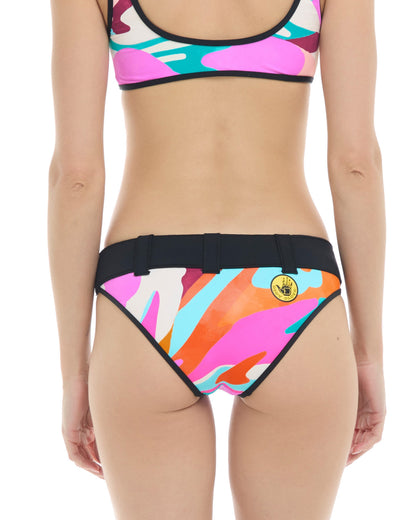 Women Body Glove Groove Belted Surf Rider Swim Bottom