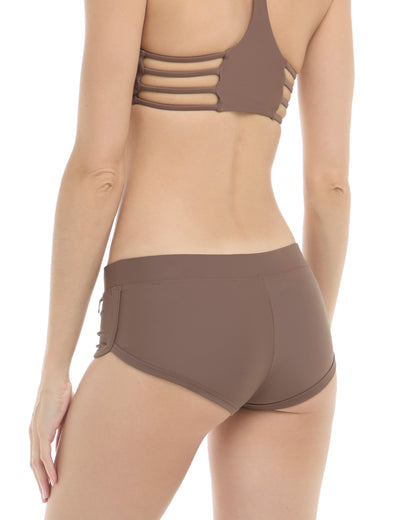 Women Body Glove Smoothies Sidekick Boy Short Swim Bottom