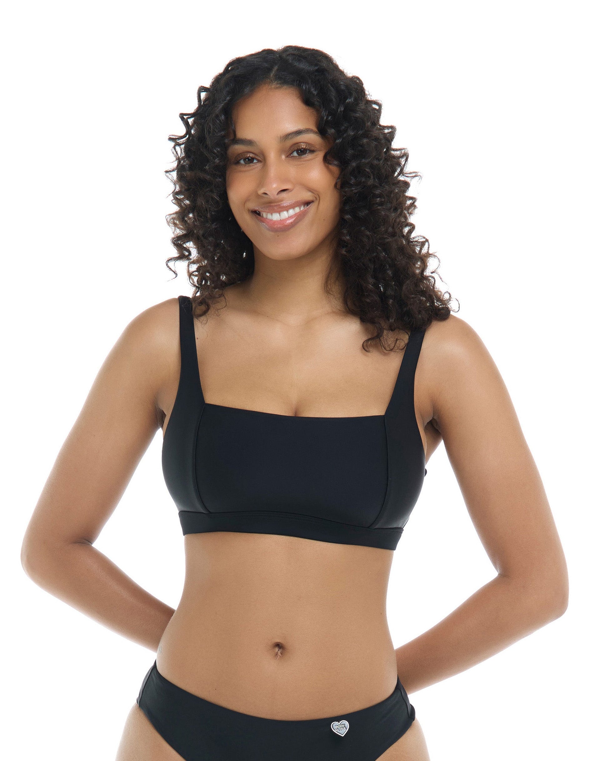 Women Body Glove Smoothies Edi Square Neck D-F Cup Bikini Top