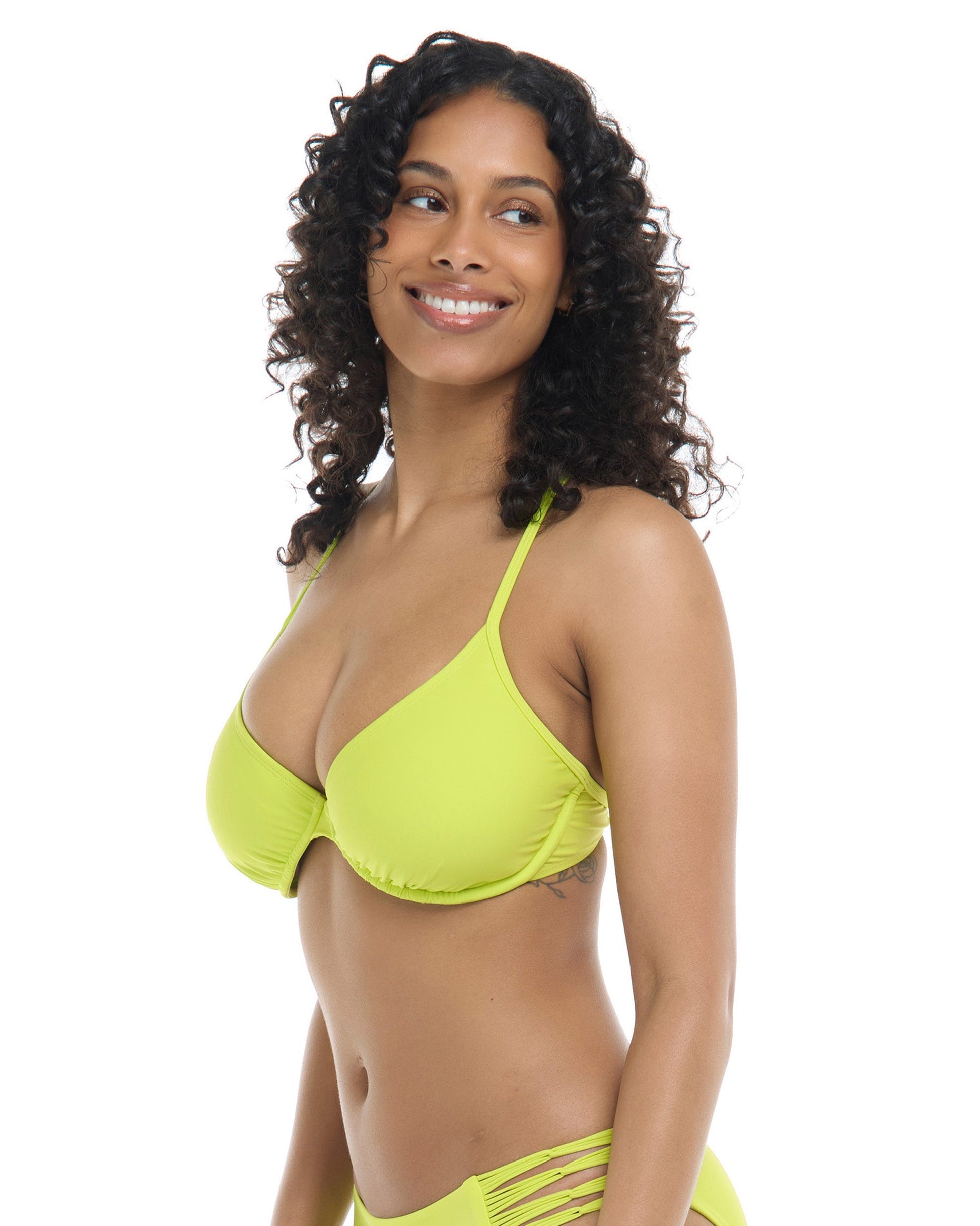 Women Body Glove Smoothies Solo D-F Cup Bikini Top