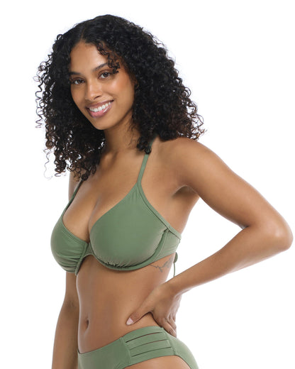 Women Body Glove Smoothies Solo D-F Cup Bikini Top