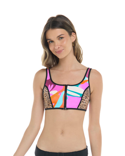 Women Body Glove Groove You Spin Me Crop Top