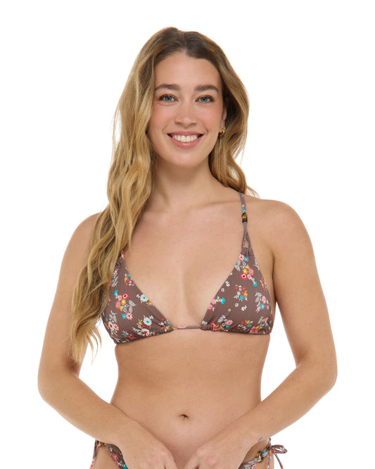 Women Body Glove Belle Ashlyn Triangle Slider Bikini Top