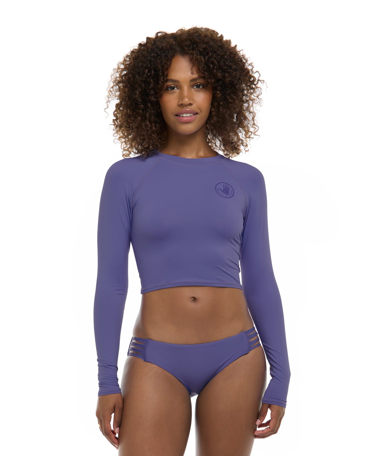 Women Body Glove Smoothies Let It Be Crop Rashguard