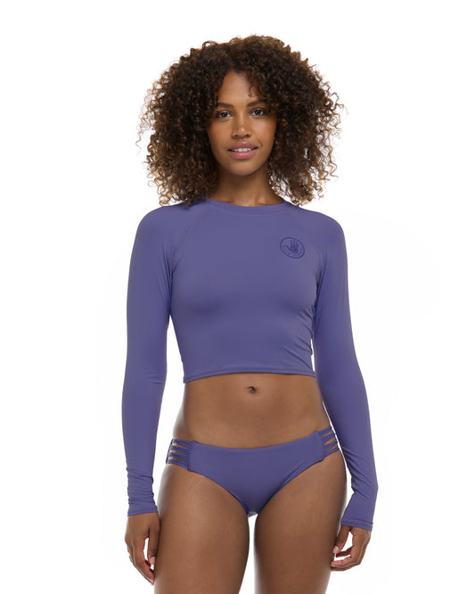 Women Body Glove Smoothies Let It Be Crop Rashguard