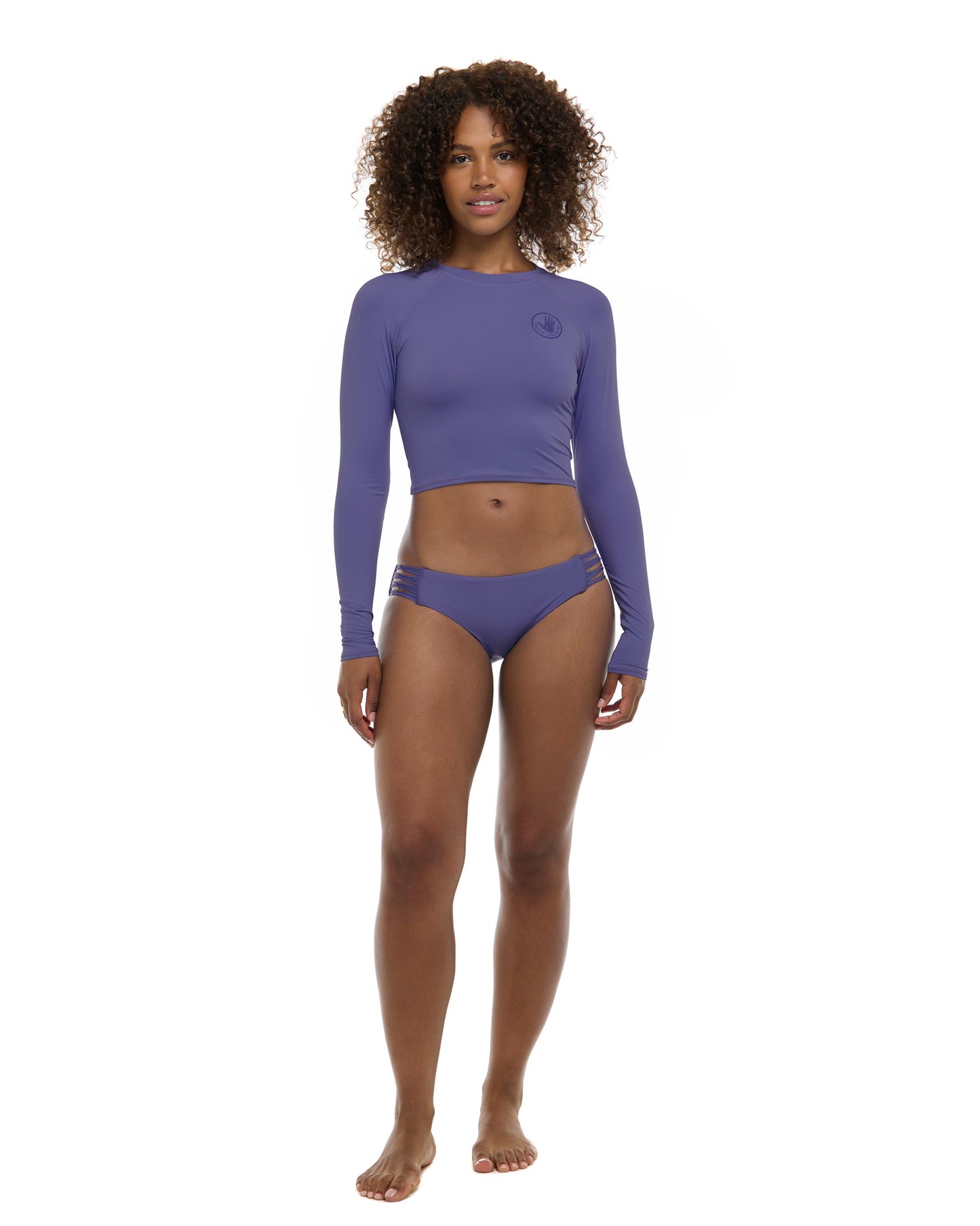 Women Body Glove Smoothies Let It Be Crop Rashguard