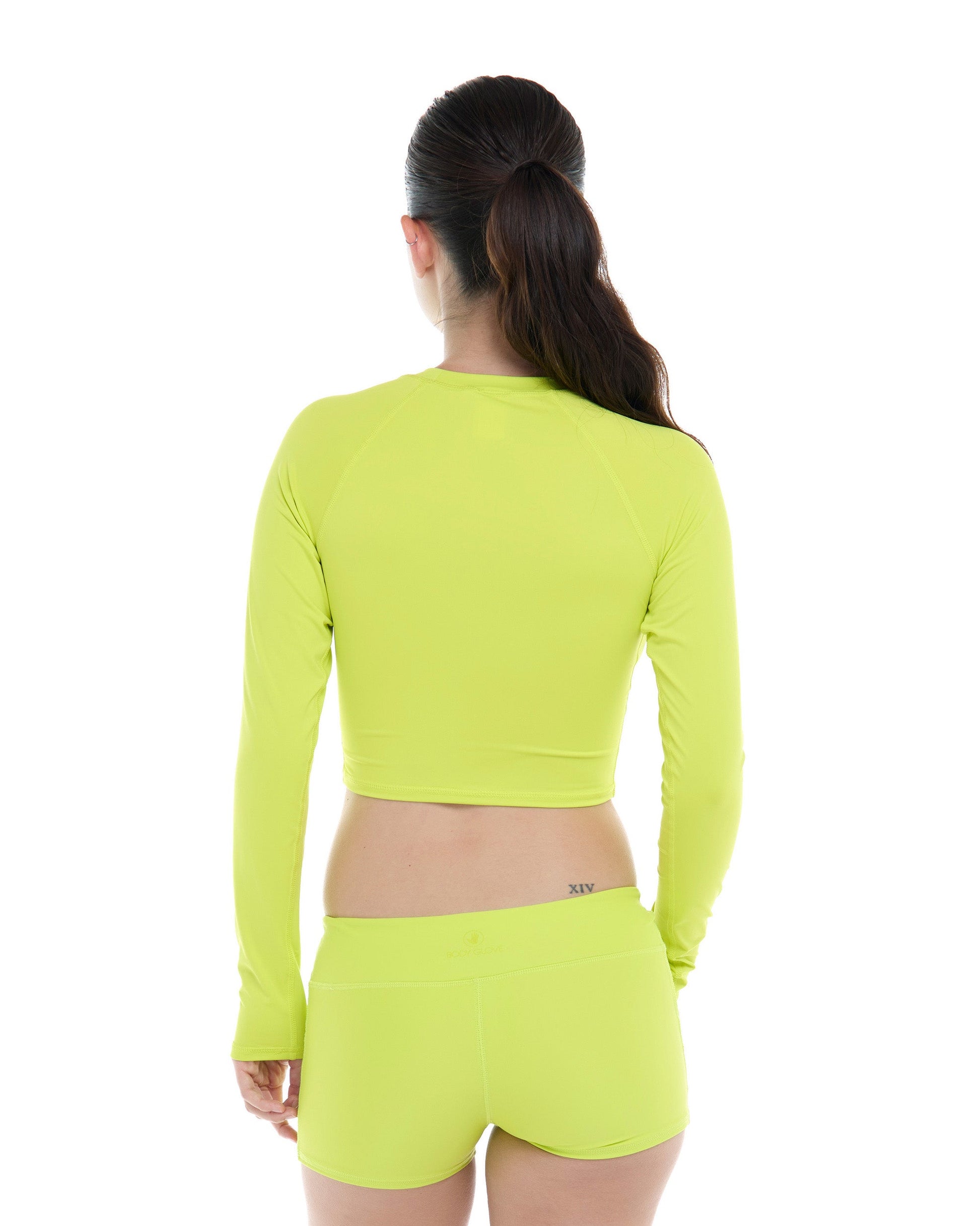 Women Body Glove Smoothies Let It Be Crop Rashguard