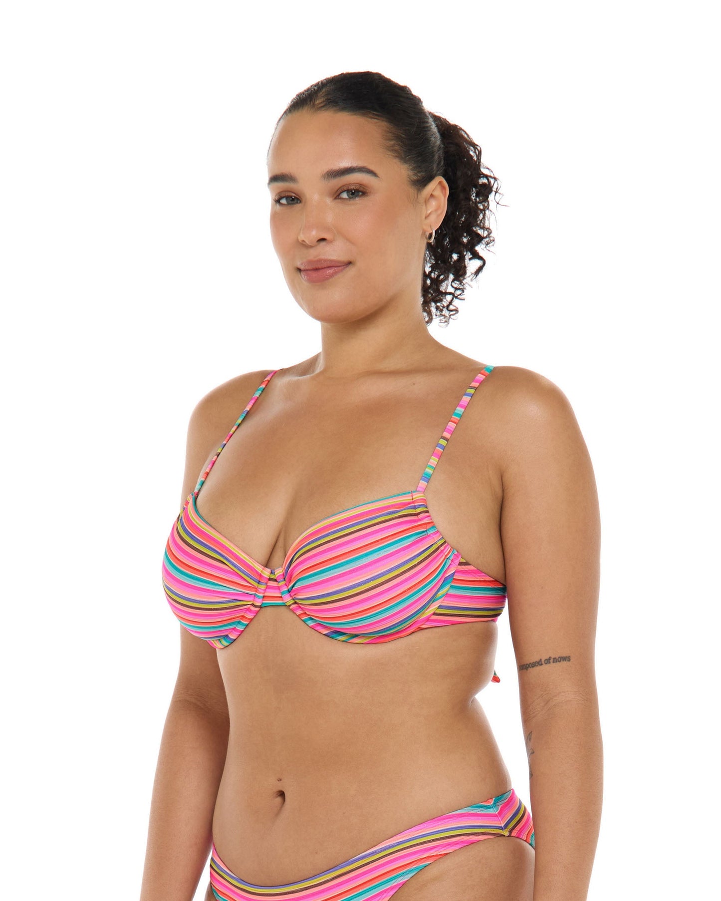 Women Body Glove Shimmer Alice Underwire Bikini Top