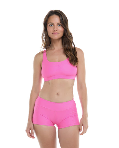 Women Body Glove Smoothies Star Cross-Over Sports Bra D Cup