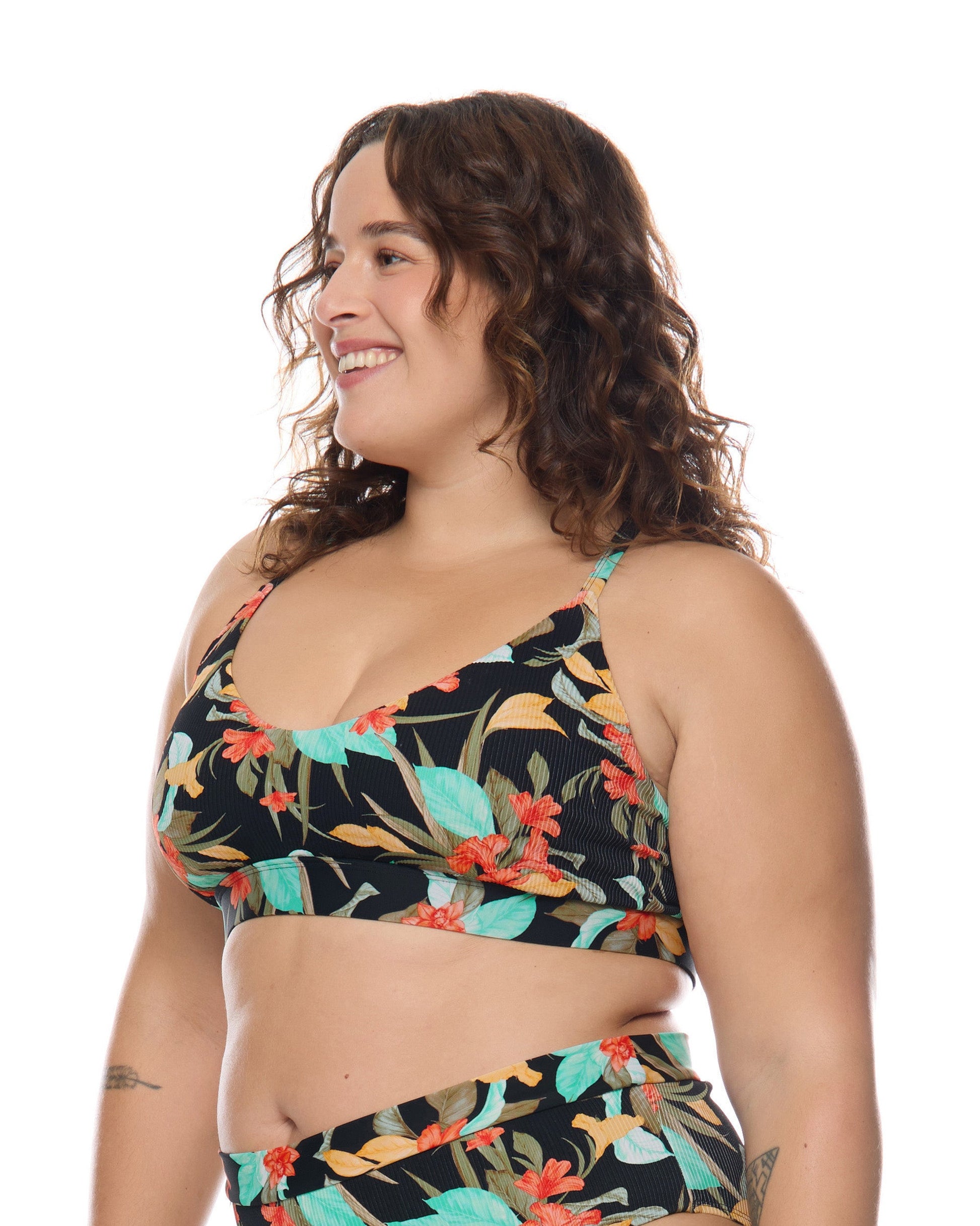 Women Body Glove Hamoa Ruth Plus Size Fixed Triangle Swim Top