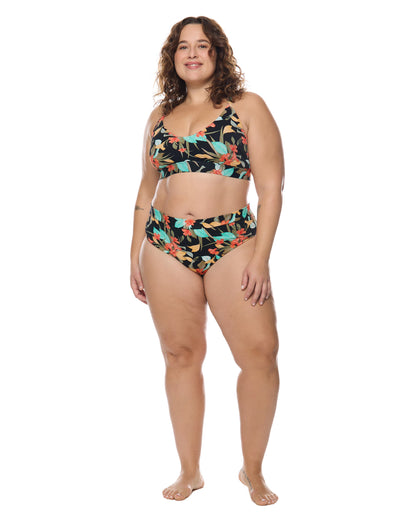 Women Body Glove Hamoa Ruth Plus Size Fixed Triangle Swim Top