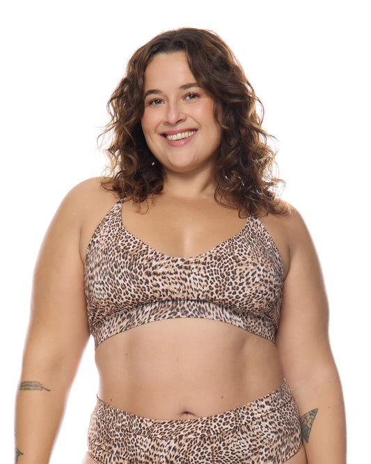 Women Body Glove Primal Ruth Plus Size Fixed Triangle Swim Top