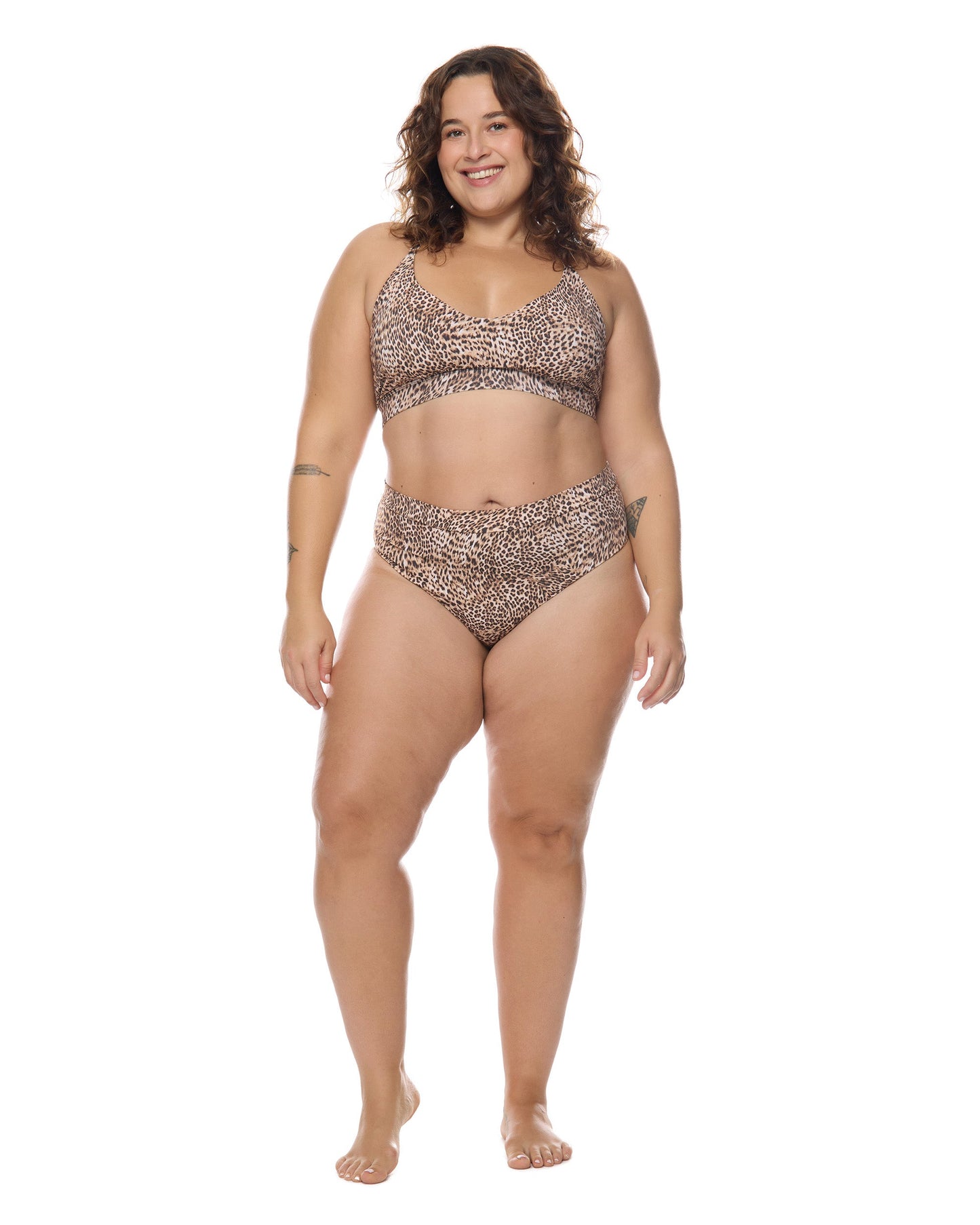 Women Body Glove Primal Ruth Plus Size Fixed Triangle Swim Top