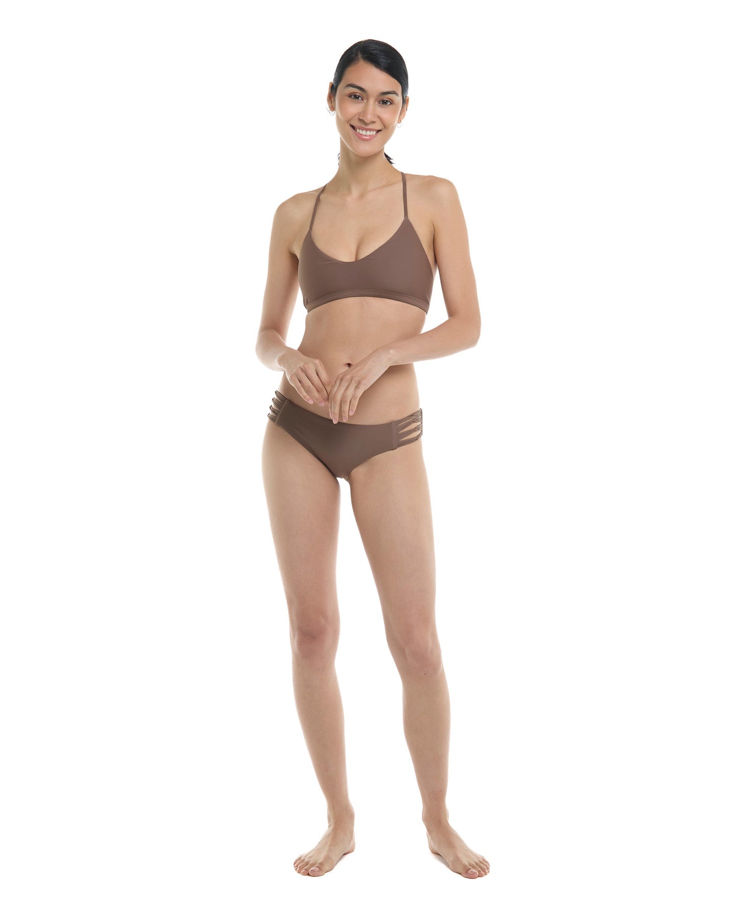 Women Body Glove Smoothies Ruth Fixed Triangle Swim Top