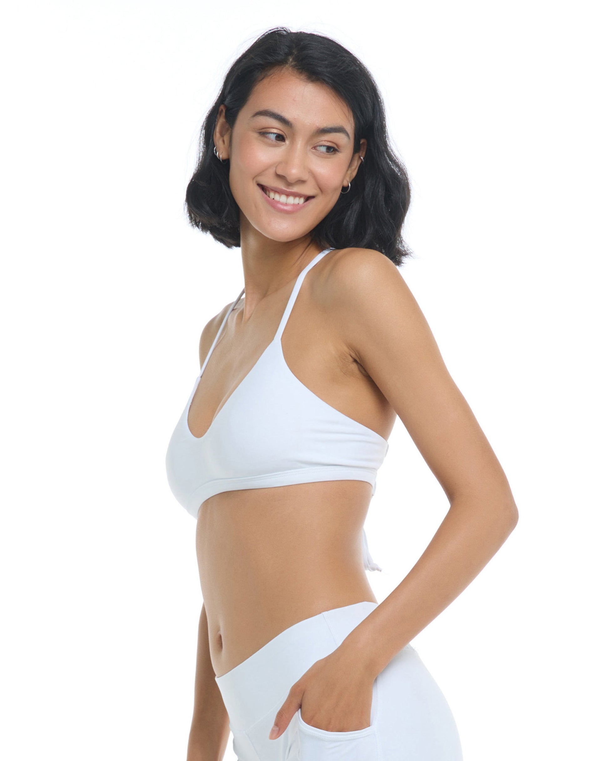 Women Body Glove Smoothies Ruth Fixed Triangle Swim Top