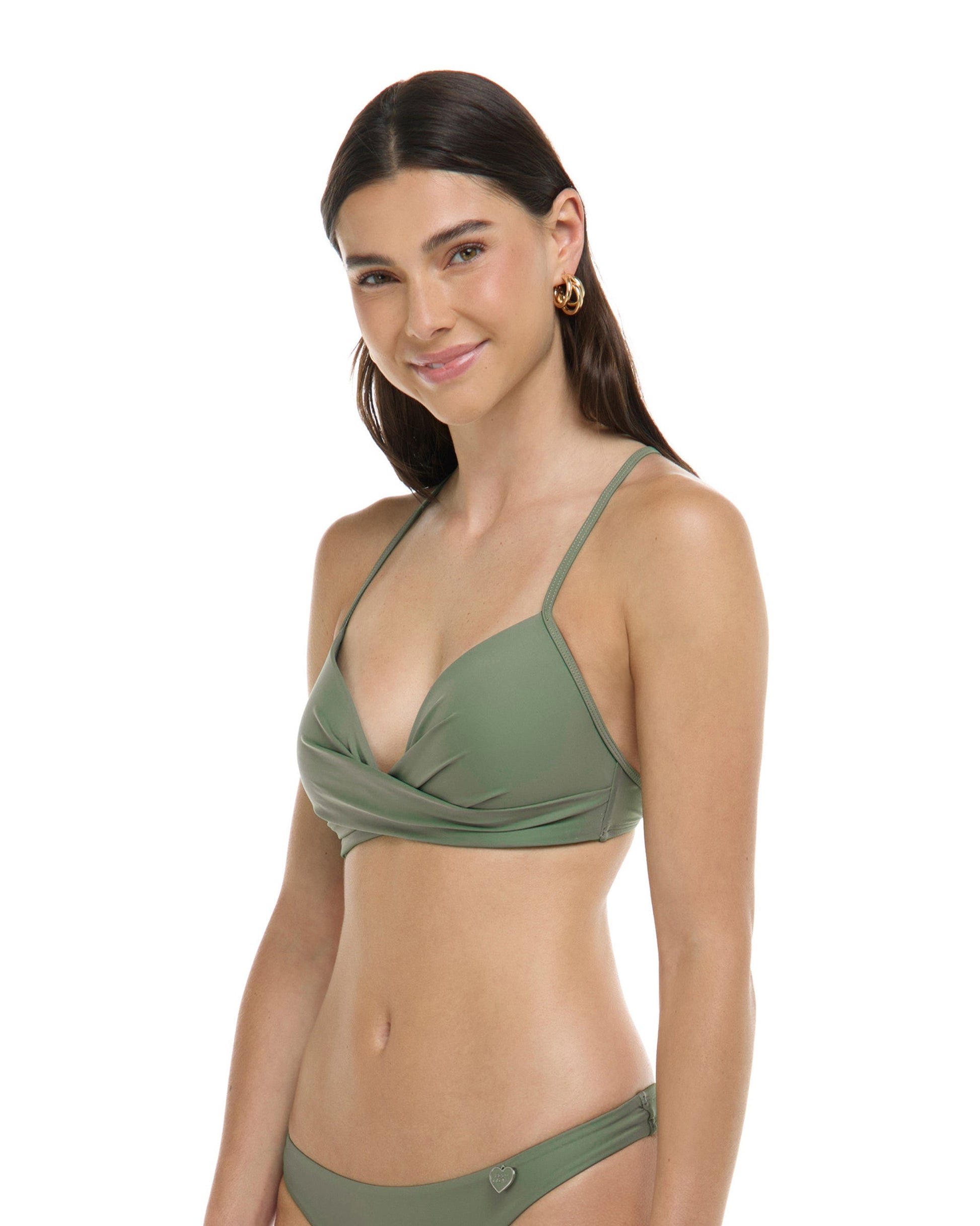Women Body Glove Smoothies Kerry Fixed Triangle Bikini Top