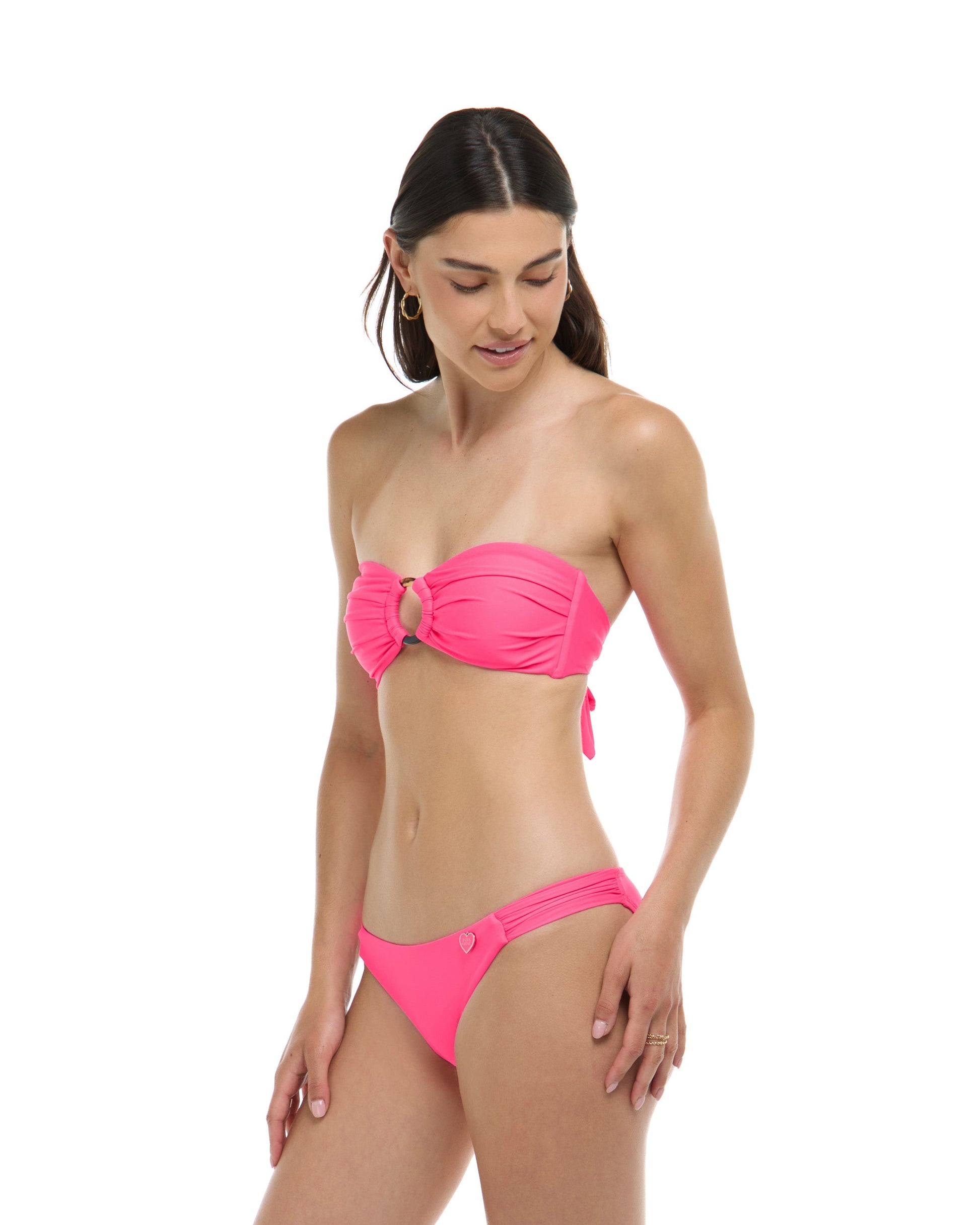 Women Body Glove Smoothies Irene Bandeau Top- Bubble Gum