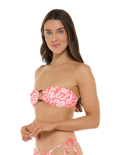 Women Body Glove Blooms Irene Bandeau Top