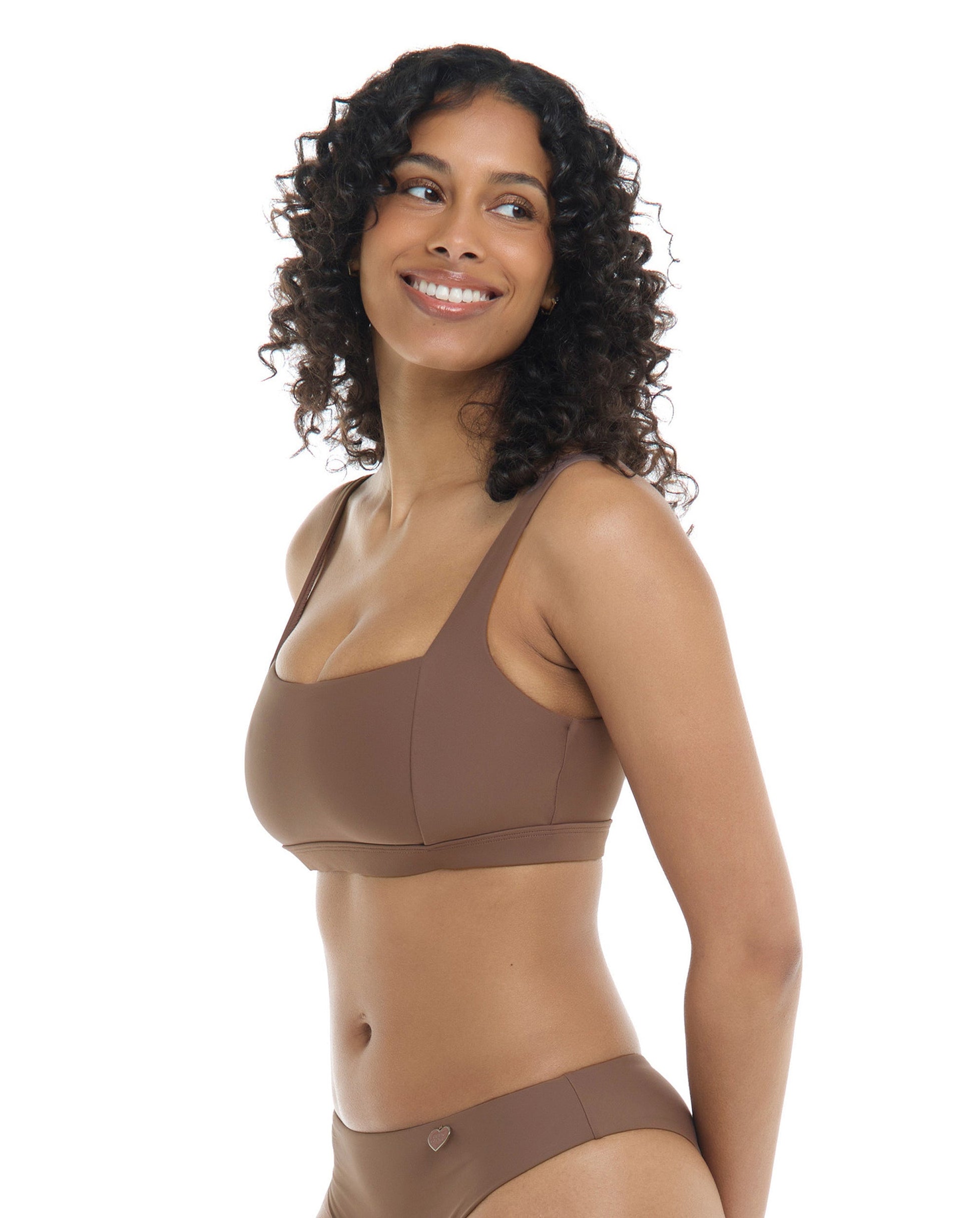 Women Body Glove Smoothies Edi Square Neck D-F Cup Bikini Top