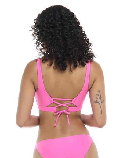 Women Body Glove Smoothies Edi Square Neck D-F Cup Bikini Top