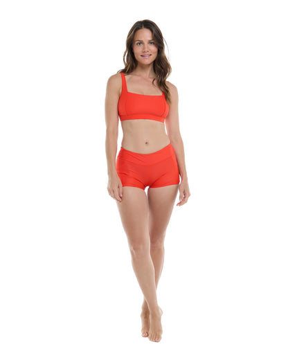 Women Body Glove Smoothies Edi Square Neck D-F Cup Bikini Top