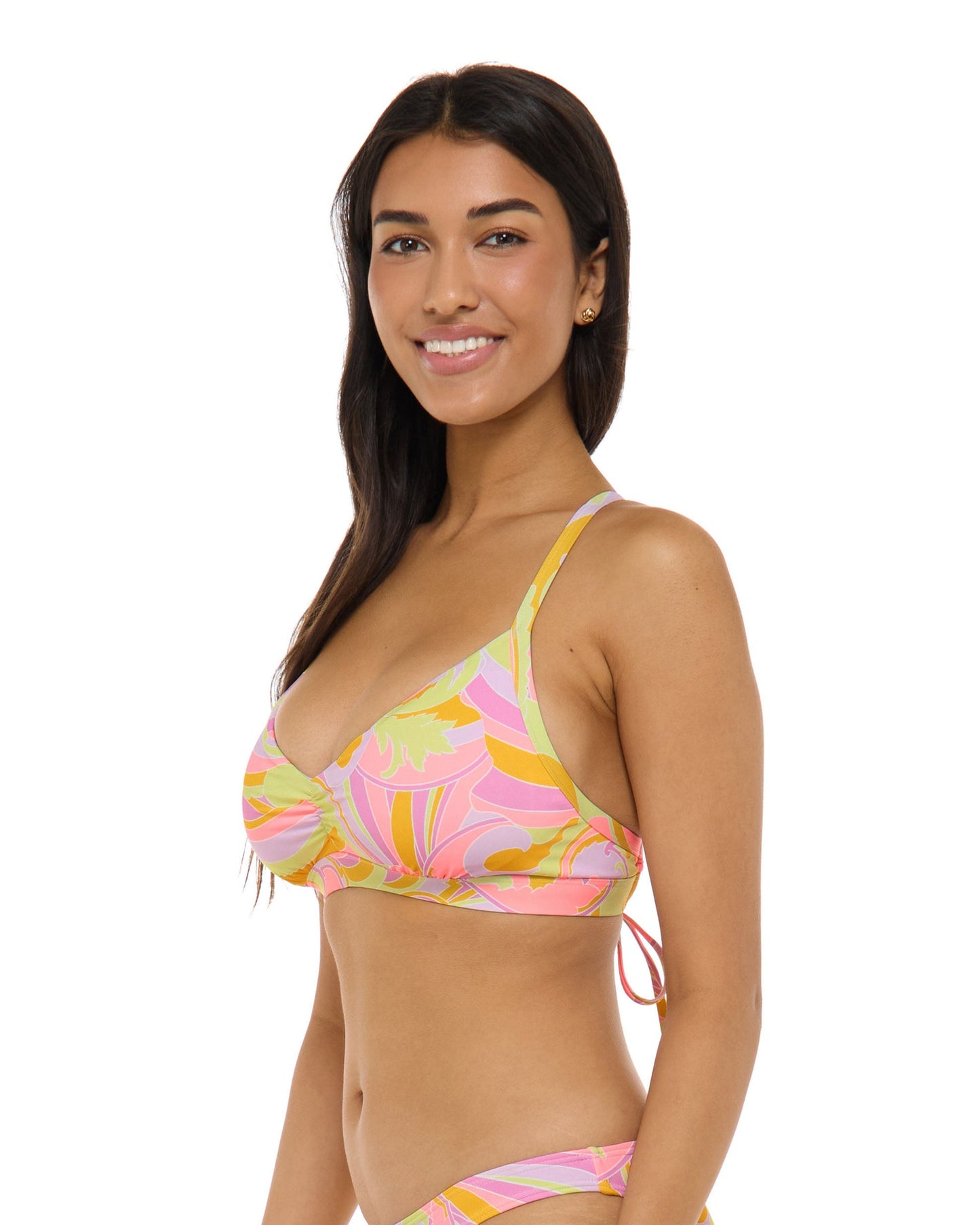 Women Body Glove Sol Amarelo Drew D-F Cup Swim Top