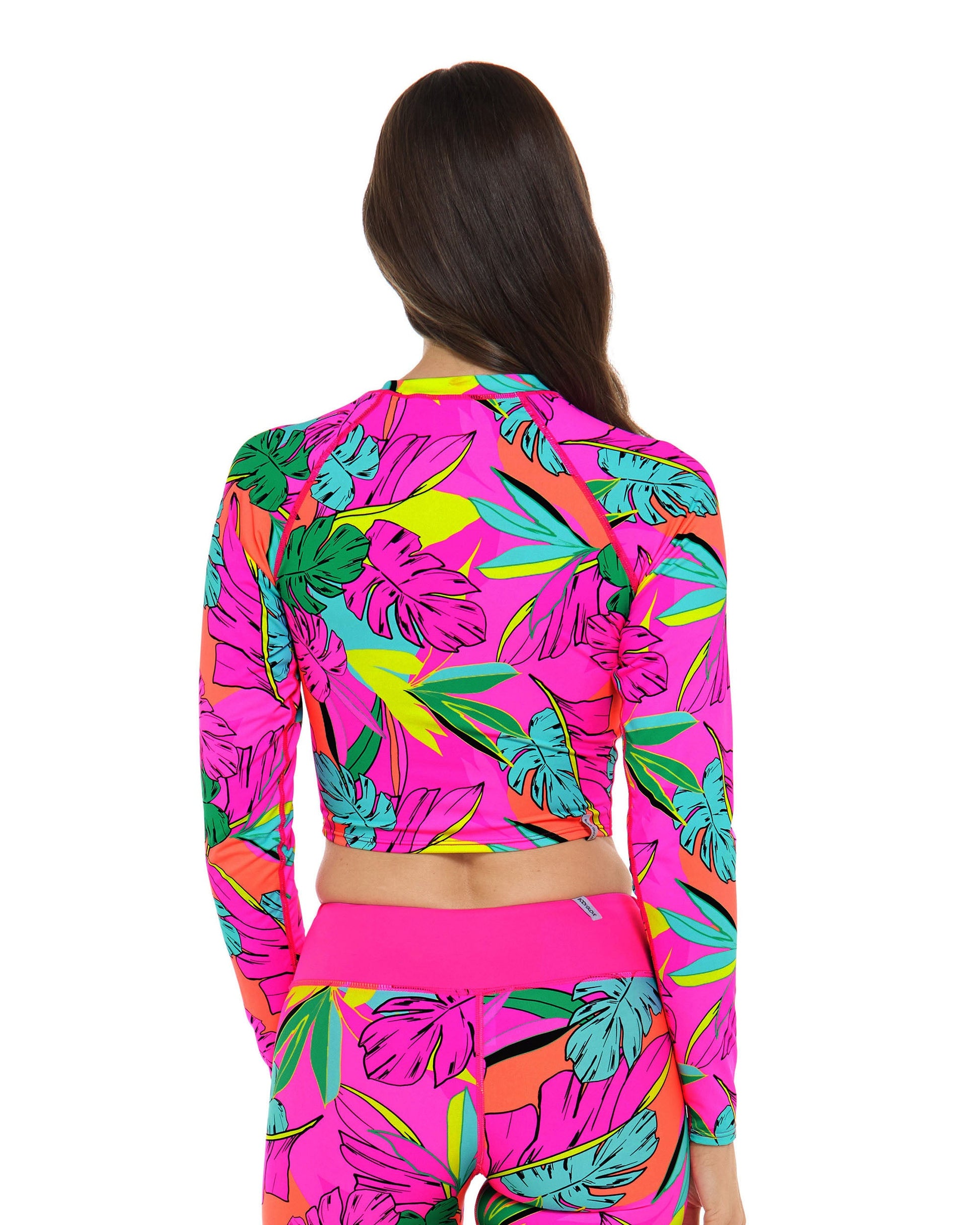 Women Body Glove Tulum Let It Be Crop Rashguard