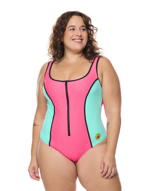 Women Body Glove Groove Time After Time Plus Size One-Piece Swimsuit