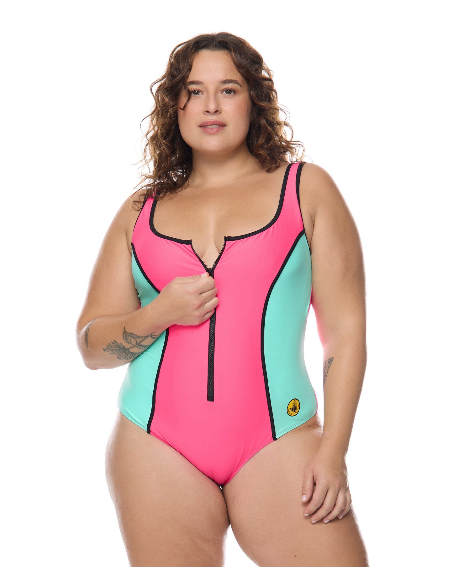 Women Body Glove Groove Time After Time Plus Size One-Piece Swimsuit