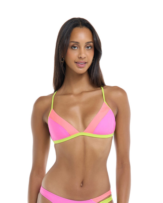Women Body Glove Rays Evelyn Fixed Triangle Bikini Top