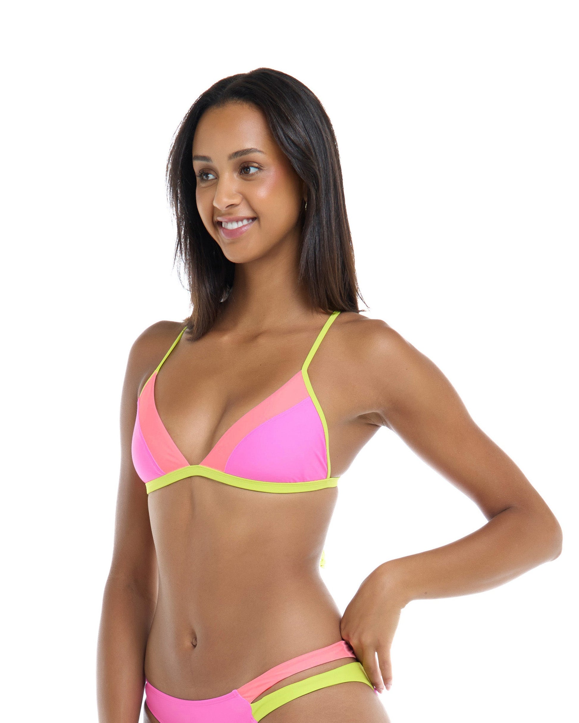 Women Body Glove Rays Evelyn Fixed Triangle Bikini Top